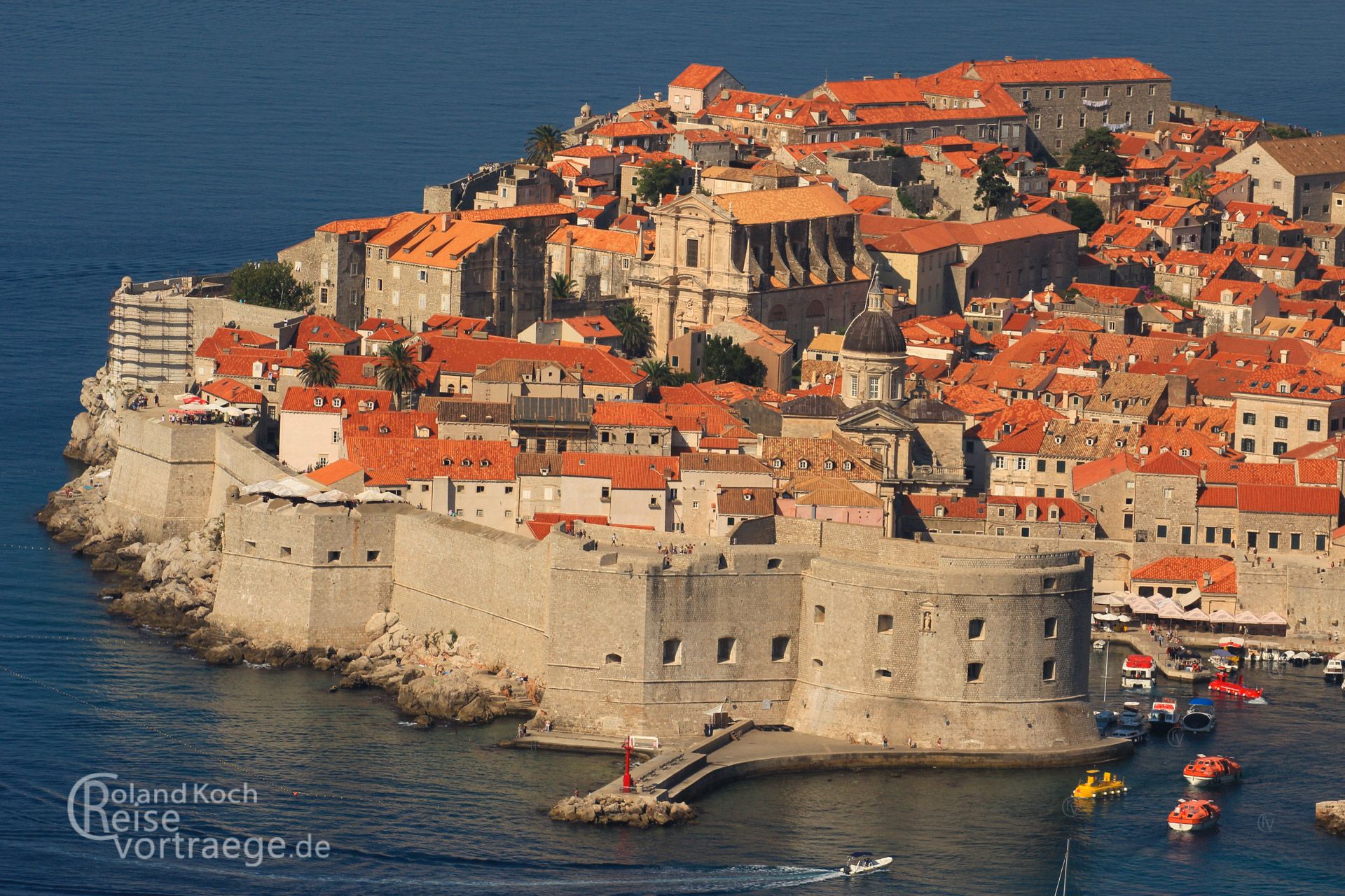 Kroatien - Dalmatien - Blick von Srd auf Dubrovnik